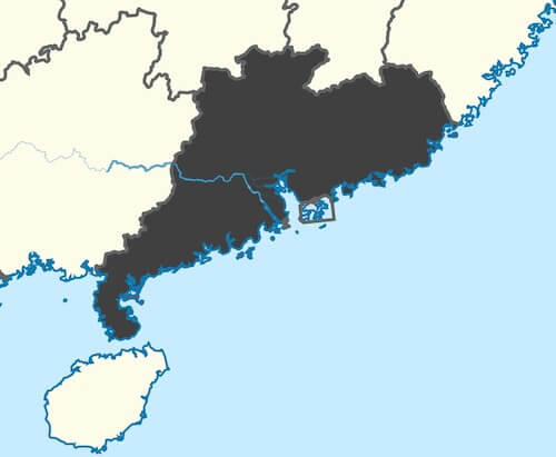 guangdong manufacturing cities