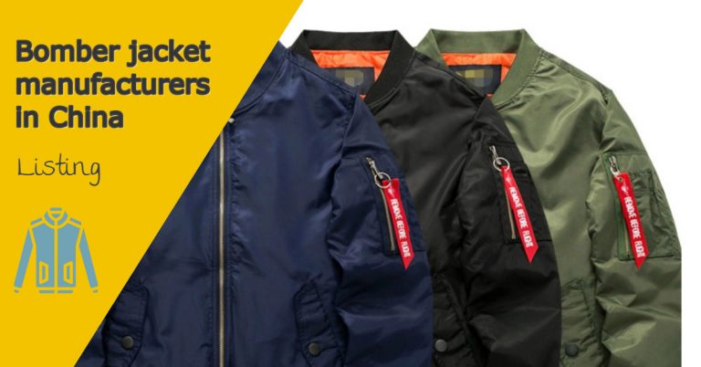 Top 10 Bomber jacket manufacturers in China