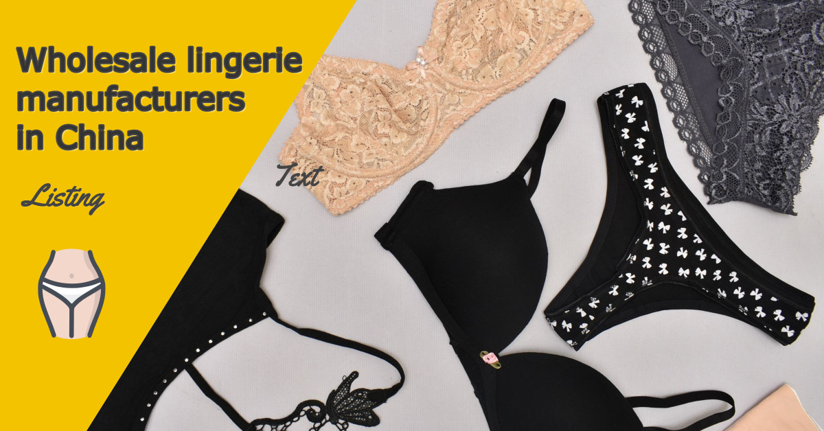 wholesale lingerie manufacturer