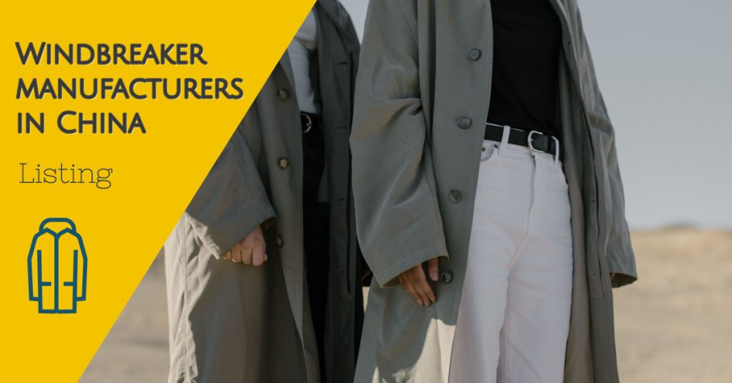 Top 10 Windbreaker manufacturer in China
