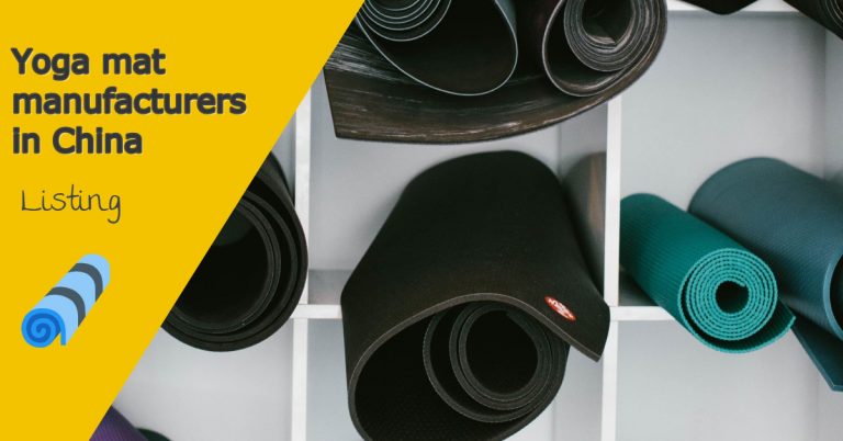Top 10 Yoga mat manufacturers in China